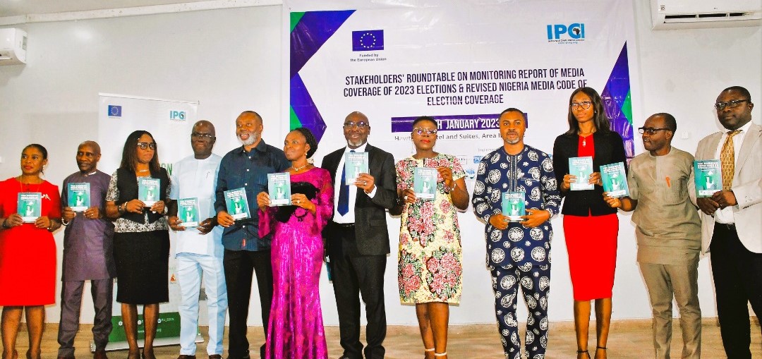 GiftSamuel18's tweet photo. I was part of the #journalists at the @IPCng Public Presentation of the Nigerian Media Code of Election Coverage (revised edition 2022), where it called on the media to ensure that as the #2023elections approach, they take their safety seriously &amp; also avoid misinformation. https://t.co/KlrroDMgdU