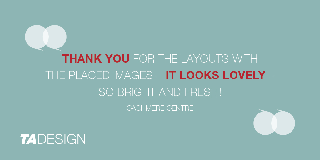 Gorgeous Spring catalogues coming soon! tadesign.co.uk/catalogue-desi… #MondayMotivation #Testimonial