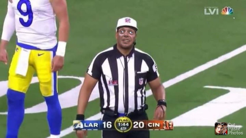 AllensUrDaddy17's tweet photo. #FIRErontorbert #NFLisRIGGED Two years in a row THIS GUY robbed the Bengals and Joe Burrow! https://t.co/nm8aVl6aMU