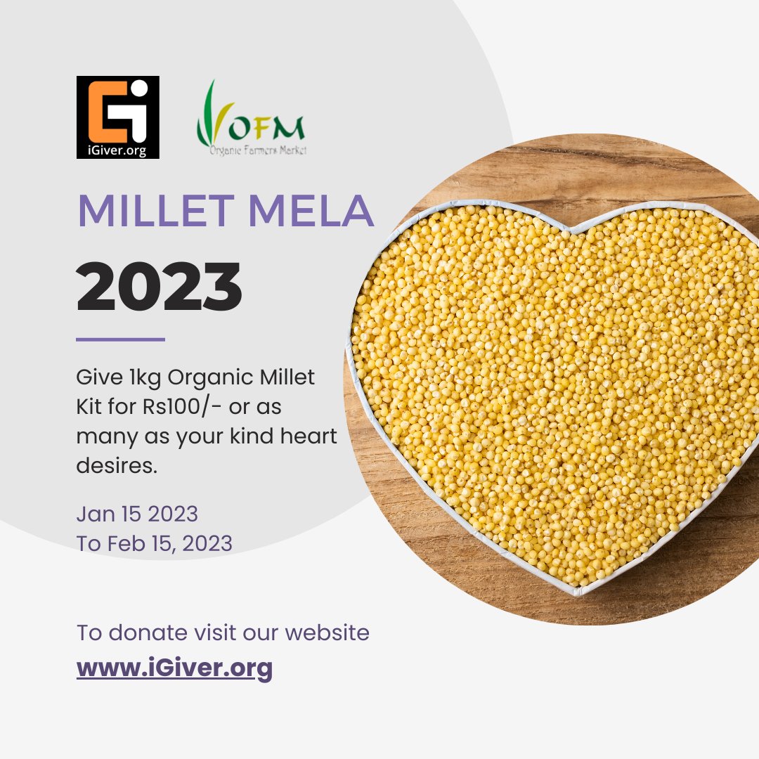 igiverworld's tweet photo. RAGI/ KEZHVARAGU/ FINGER MILLET
Ragi is a popular millet in India &amp; ranges from orange to dark brown in colour. Its earheads appear like a whorl of finger like spikes. Rich in calcium, it has been used  as a weaning food in South India.
#iGiver#MilletMela2023#OFM https://t.co/h64B0JejtK