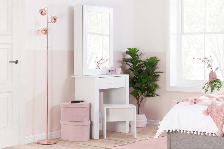 Create a stylish area in your home for getting ready in the morning with our stunning range of dressing tables...✨

The Birlea Evelyn even comes with a sliding mirror for incredible extra storage!

Shop here👇

bit.ly/3HG4vM7

#DressingTable #BedroomStorage