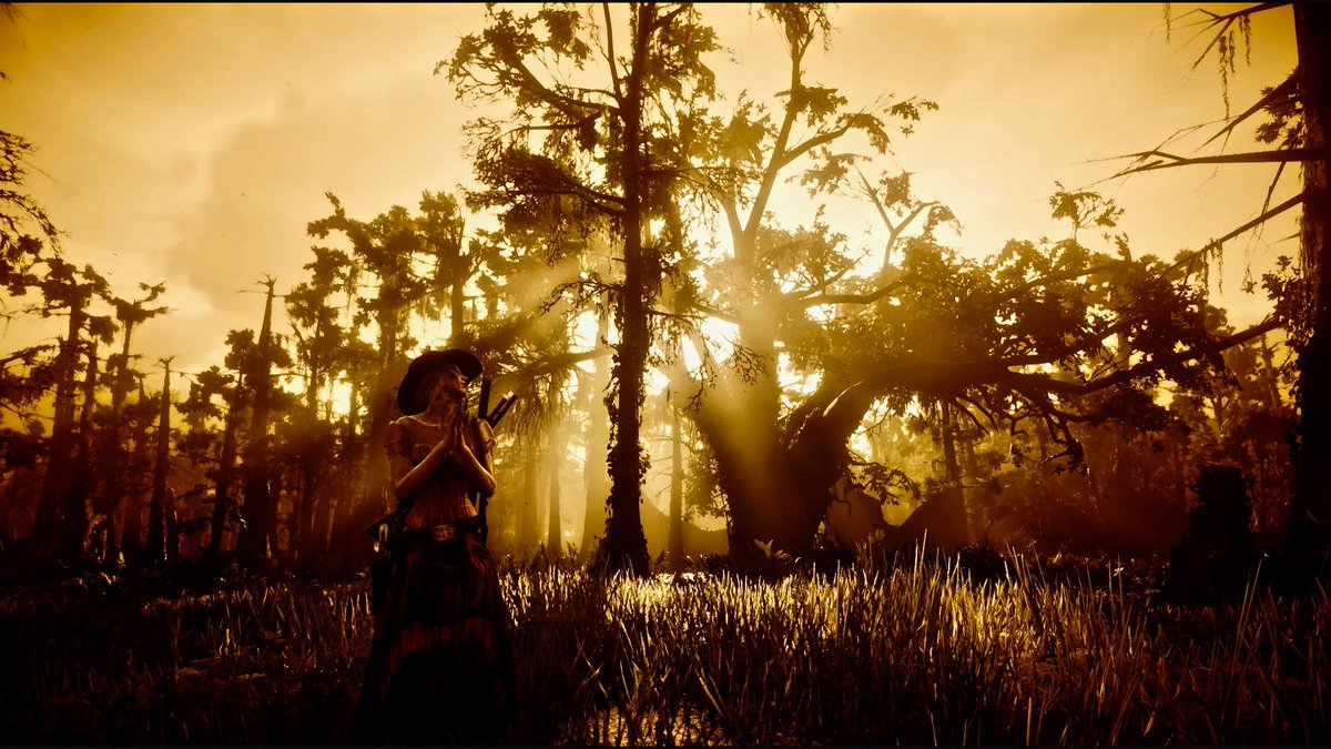 Candysseus's tweet photo. Word for #PhotoModeMonday - GRATITUDE
Blessed by thy Beauty🤠🙏🌞
DEAD EYE FILTER
only available with the
ADVANCED CAMERA
#RedDeadPics by #MissCandyLicious🍭
GAME: #RedDeadOnline
DEVELOPER: #RockstarGames 🎸⭐️
PLATFORM: #PS5
#RedDeadPhotomode #VirtualPhotography https://t.co/RCQLk6OBoq