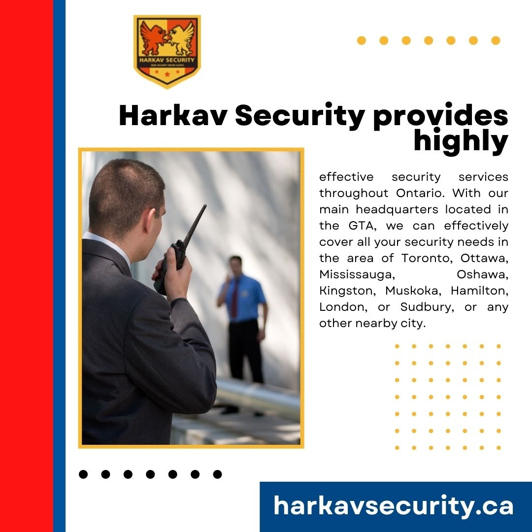 Harkav Security provides highly effective security services throughout Ontario. 

Contact US:⁠
Call +1 647-913-0085 , +1-855-5HARKAV⁠
Harkavsecurity.ca⁠
.⁠
.⁠
.⁠
#hiresecurityguards #securityguard #securitysystem #Remembranceday #securityprofessionals