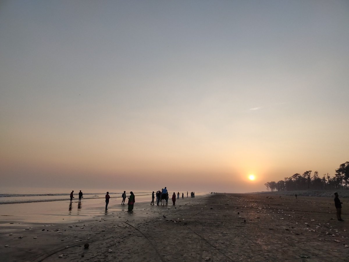 At least the #sunset was nice #sunsetatthebeach #digha
