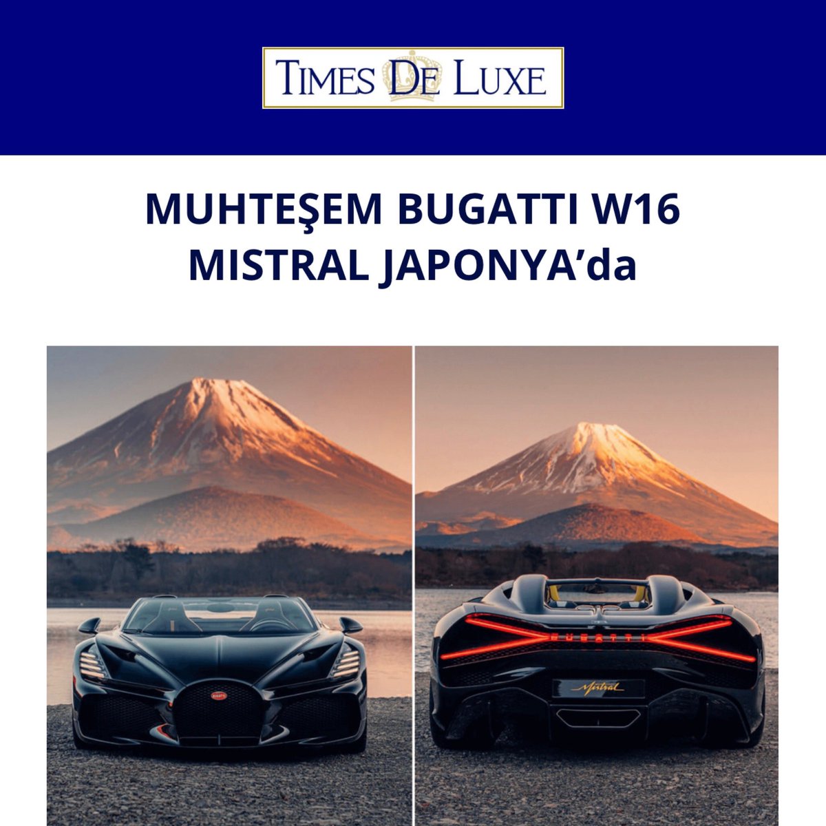Timesdeluxe's tweet photo. Bugatti W16 Mistral roadster dünya turuna devam ediyor ve Asya’ya ulaştı.
@Bugatti 

#bugatti #araba #japonya #lüks #lüksaraba #timesdeluxe #luxury #luxurycars

https://t.co/BzxV67bdwQ https://t.co/NZfxDNhECz