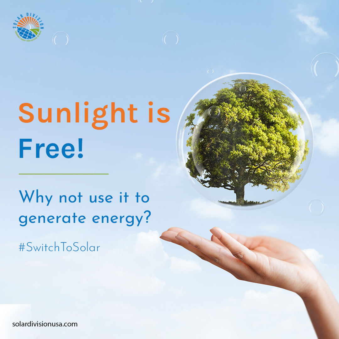 SolarDivisionUS's tweet image. #SwitchToSolar is a great way to harness the Sun's power and turn it into clean energy without damaging the environment and mother nature.
 
Why should you go solar? 🔋
 
Easy! To save the human environment and live a qualitative life.

#solardivision #solardivision_NewYork