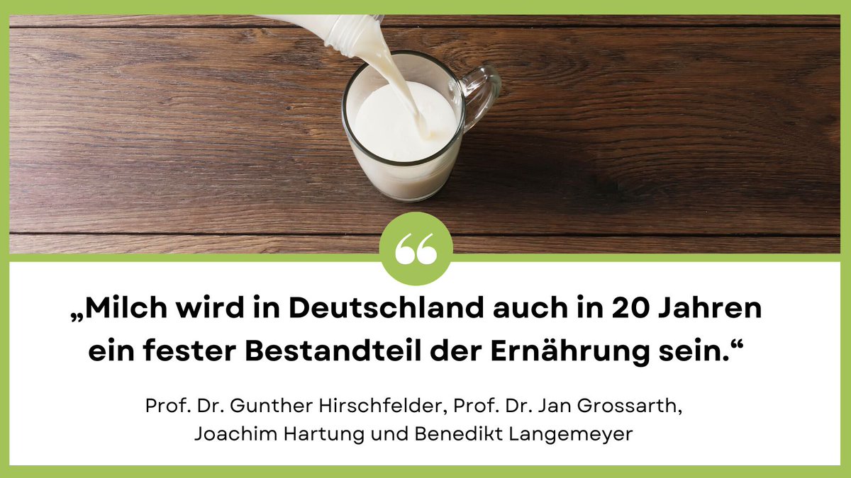 Ein Blick in die #Zukunft der #Milch als #Lebensmittel.
#DialogMilch