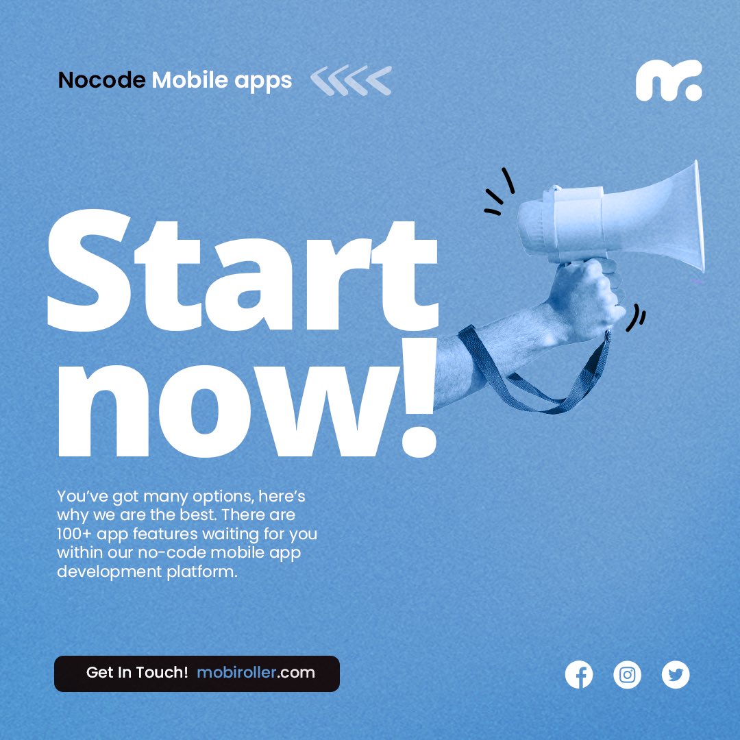mobiroller's tweet image. Everything you need to create a #mobileapps !😎
Start now:mobiroller.com/en/ 👍
#createyourapps #nocodeapps #nocode #mobileapp#appdevelopment #nocoding #doityourself #easyapp#appdesign