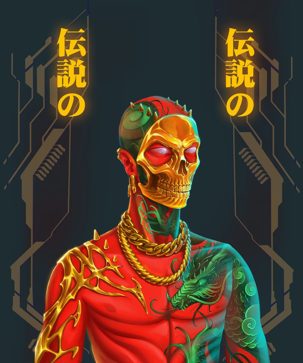 Blood Moon Clan utilizes newest technologies and demonic magic to enhance their warriors. Some, like Ichiban, ignore the tech and go all in for the dark powers. 😈

We present you 5th Overlord in collection! 

Auction lasts for 3 days, bidding link can be found below ⬇️