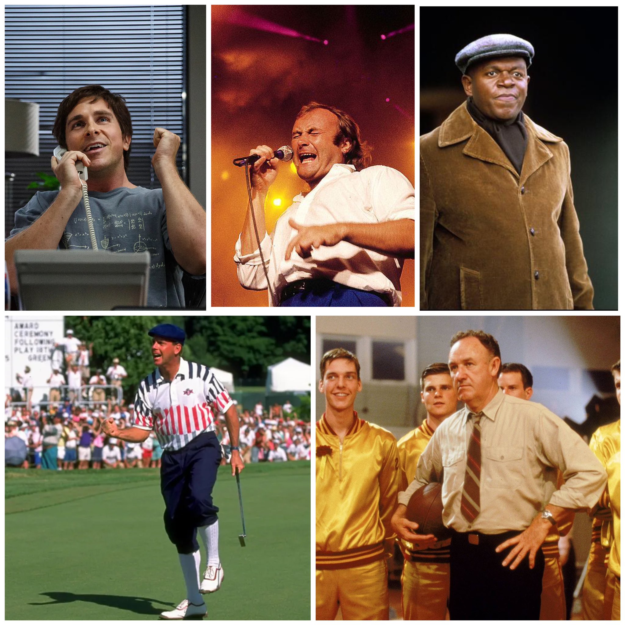 Happy Birthday to 

Gene Hackman
Charles S. Dutton
Christian Bale 
Phil Collins 
The late great Payne Stewart 