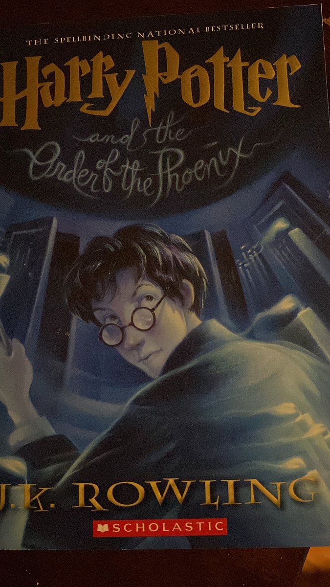 Off to the fifth book!! #HarryPotter #orderofthephoenix