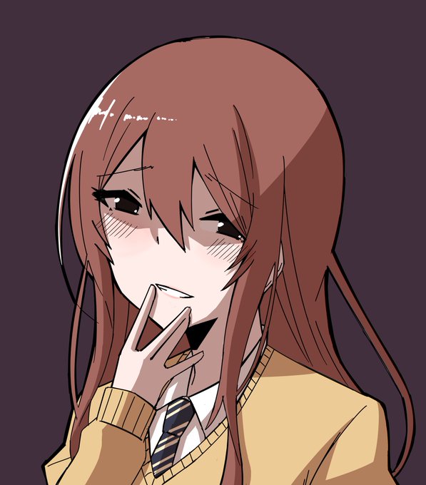 表情の練習で描いてたのになんとなくセリフつけてみただけ 