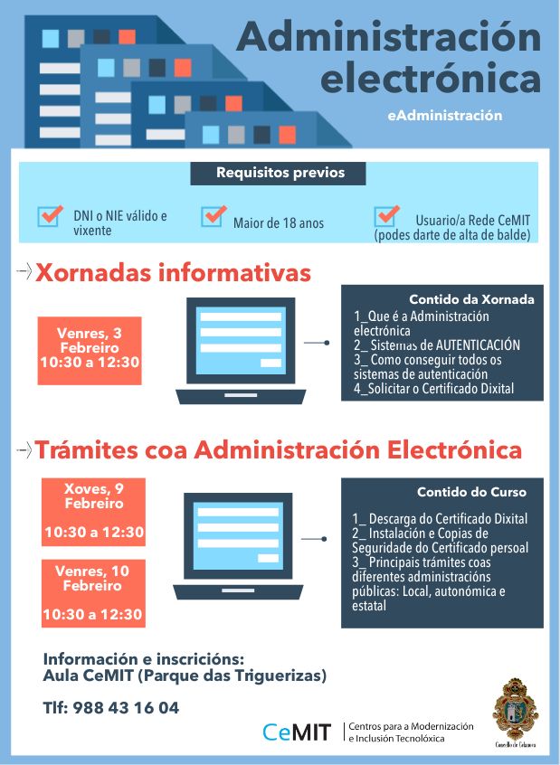 cemitcelanova's tweet photo. 📑 🖥️ Curso sobre a Administración electrónica na aula CeMIT. 

👁️ Con inscrición previa (prazas limitadas) 

#cemitcelanova #cemit #Celanova #ConcellodeCelanova #ActividadesCelanova #formacioncelanova https://t.co/B1uVSWLaKQ