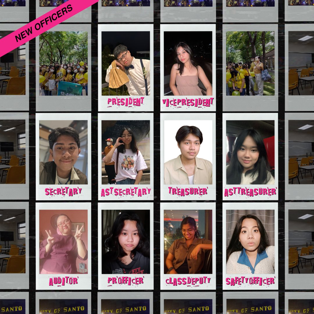 ABM6_23's tweet photo. 🧑‍🎓👨‍🎓👩‍🎓 seniors na po kami! 

and with that, we're introducing the last set of officers that this class will have 🥹

to our classmates, gragraduate tayo! 

(1/n) https://t.co/wo5cZJ7hx8