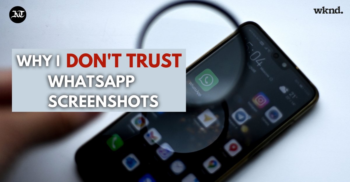 khaleejtimes's tweet image. #WritersCorner: Gossip of yore tended to be at face value and one could always deny the repercussions. Today, it’s different because there is solid proof in the form of screenshots, writes @sushmitaKT 

@wkndmag #WhatsApp #lifestyle 

khaleejtimes.com/lifestyle/writ…