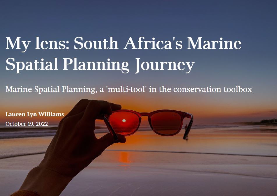 AfricaGeoPortal's tweet photo. This week #LaurenWilliams shares her perspective on #SouthAfrica's spatial planning journey. This story won first prize in the category #Marine, #Oceans and #Coastal Information in the @RCMRD_ 2022 #mapcompetition. Congrats Lauren!

View Story: https://t.co/bLDhQazZAF https://t.co/H5s1OcpoJd