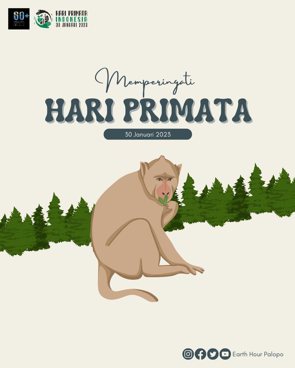 Hari Primata diperingati sebagai upaya untuk meningkatkan kesadaran masyarakat akan pentingnya pelestarian dan perlindungan primata Indonesia yang terancam kepunahan.

#MammesakiTagaragaPerubahan
#IniAksiku  #ShapeOurFuture #HariPrimataIndonesia #PrimataDukungPrimata