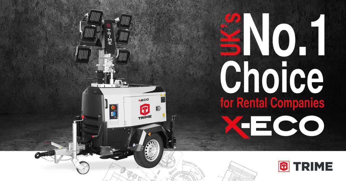 TrimeUK's tweet photo. There's a reason our X-ECO is the UK's #1 Lighting Tower 

👍 It performs - Every. Single. Time 

#theindustrystandard #whychooseanythingelse #manufacturedbyus #supportedbyus #teamtrime https://t.co/r3DlxHKbqm