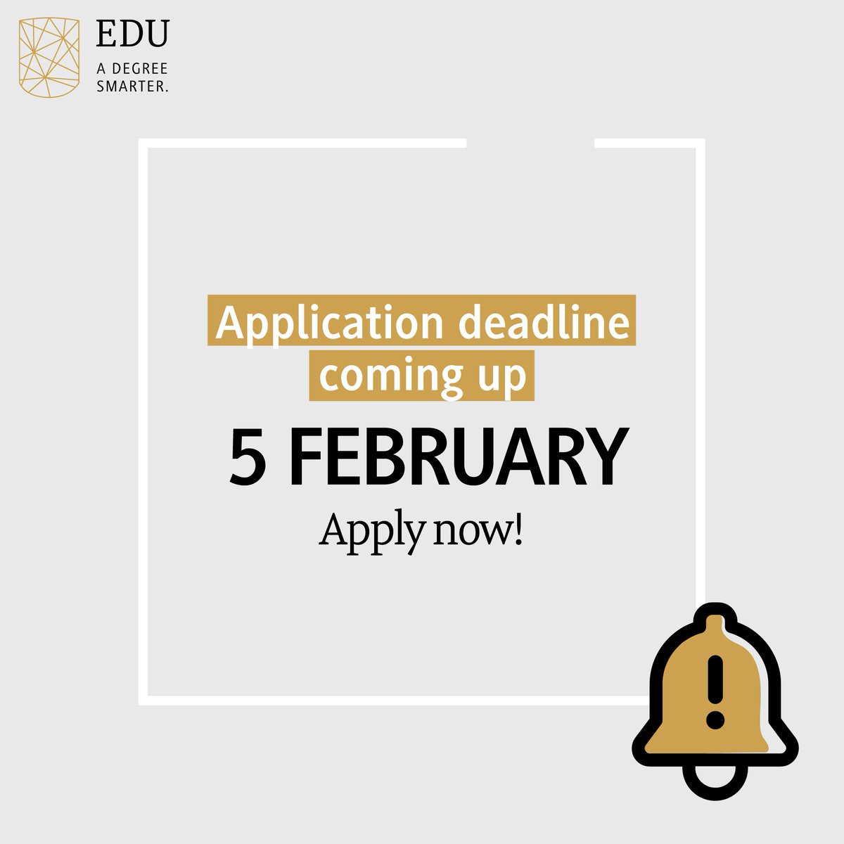 adegreesmarter's tweet photo. Don't miss the deadline! The application process for March 2023 is open and the deadline is approaching fast. Apply now: https://t.co/dmgBRw5wGr https://t.co/uqdMq3GQPU