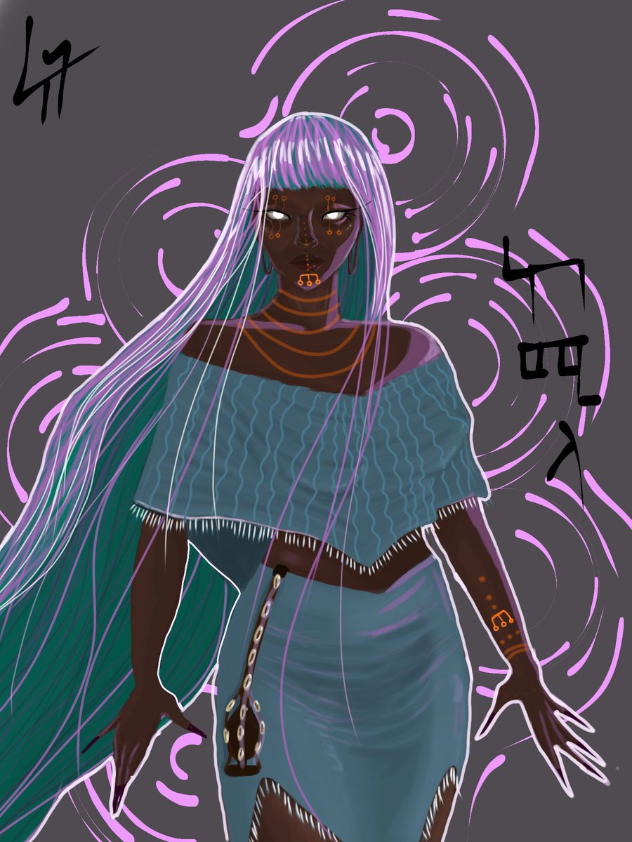 Kemila a  girl who saved her village from the chilladas...my first oc character.🤩
#illustration #occharacter #characterdesign