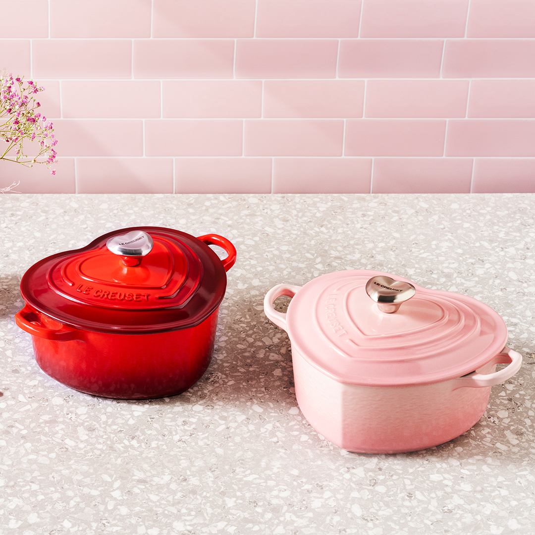 LeCreusetSA's tweet photo. Whether you're planning a thoughtful lunch or cozy dinner for two, our charming Signature Heart Shaped Casserole is the perfect centrepiece. ♥️ Shop in-store or online: https://t.co/bFBgEKtqqG
#LeCreuset #ValentinesDay #HeartCollection #FeelTheLove https://t.co/6DmDJTtC26