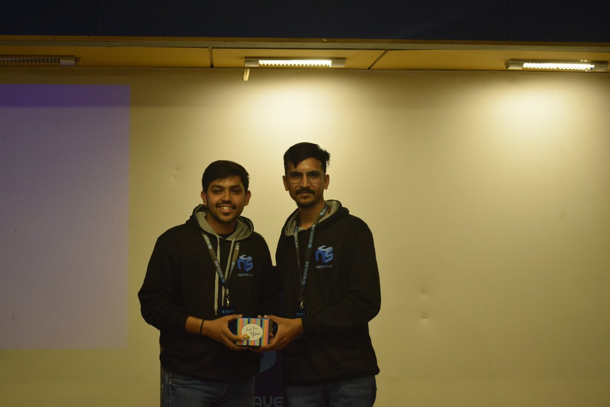 NSConclave's tweet photo. "Congratulations to our Top 3 tweeters! @jay_yaml , @SiddharthaP01  &amp; @DebrajBasak9  Your voice was heard loud and clear💥🎉 Presenting you with #NSConclaveSwag as a symbol of appreciation by our Head of Professional Services @_RaviRamesh 🏆

#Conference #CyberSecurity #infosec https://t.co/I1Jb6xyq0f