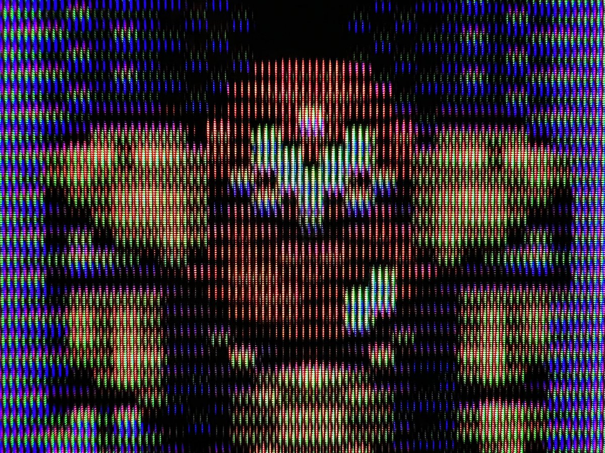 retrotink2's tweet photo. Simulating CRT beam mis-convergence in 4K!

These pictures are probably pushing it too far, but I’m starting to be convinced that a slight amount (vs perfect alignment) is needed for an authentic look. https://t.co/t6XNHfOwB8