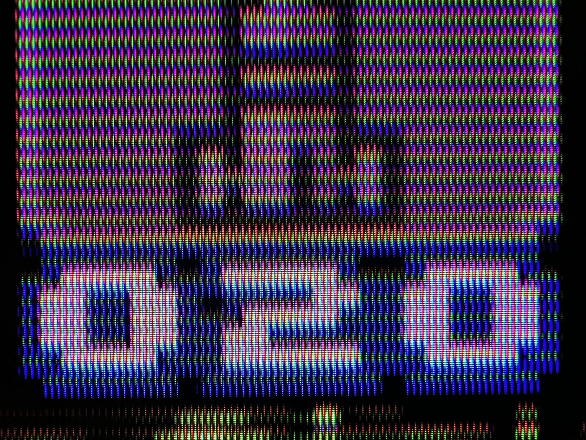 retrotink2's tweet photo. Simulating CRT beam mis-convergence in 4K!

These pictures are probably pushing it too far, but I’m starting to be convinced that a slight amount (vs perfect alignment) is needed for an authentic look. https://t.co/t6XNHfOwB8