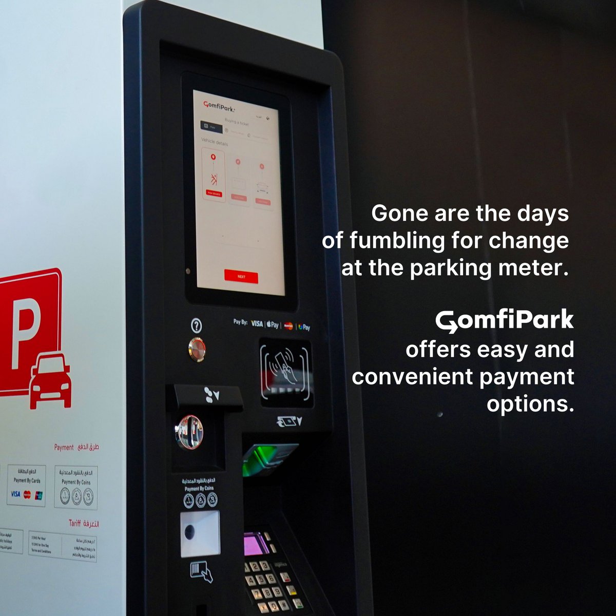 ComfiPark's tweet photo. With ComfiPark, users can pay for their parking conveniently with credit/debit cards or e-wallets.
Our goal is to make parking as convenient as possible. Learn more about ComfiPark today!
#SmartParking #ComfiPark #ParkingPayments https://t.co/7Ztustsrbw