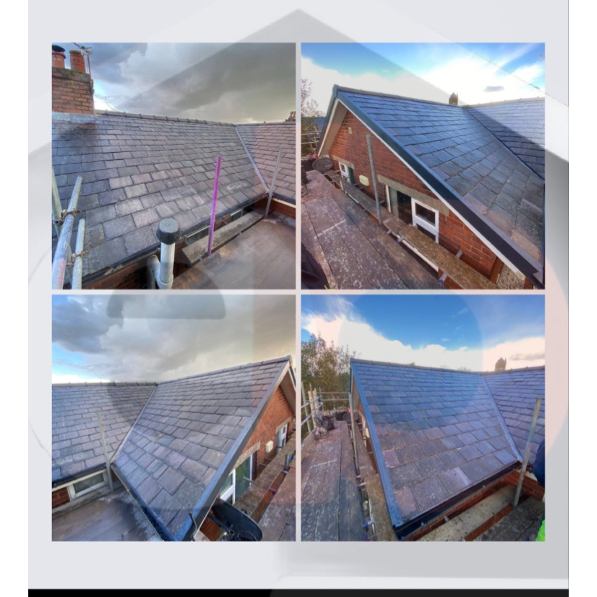 Slate Roof, Maintenance free verge and ridge. 

#slateroof #pitchedroof #maintenancefree #verge #ridgeline #ridges #localbusiness #eb #reliable #reliableroofers