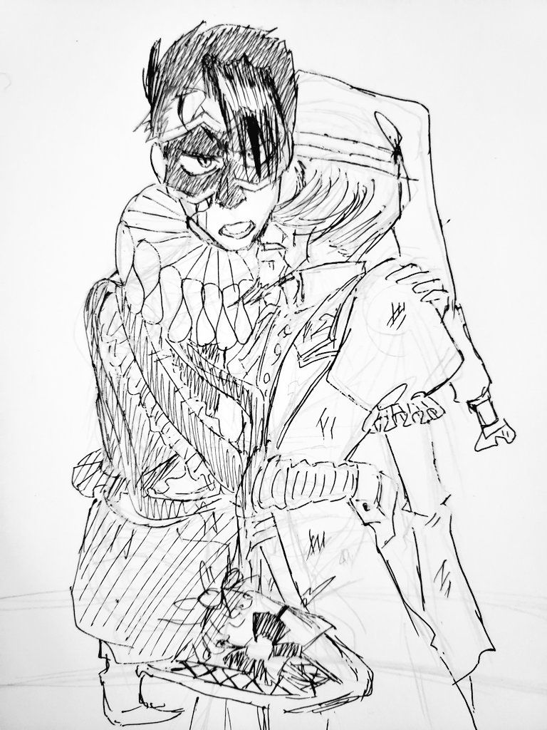 【落書き】
※年齢操作

「己のツレに何をする」

ドットーレがショタに作り直されてたらっていう妄想。 