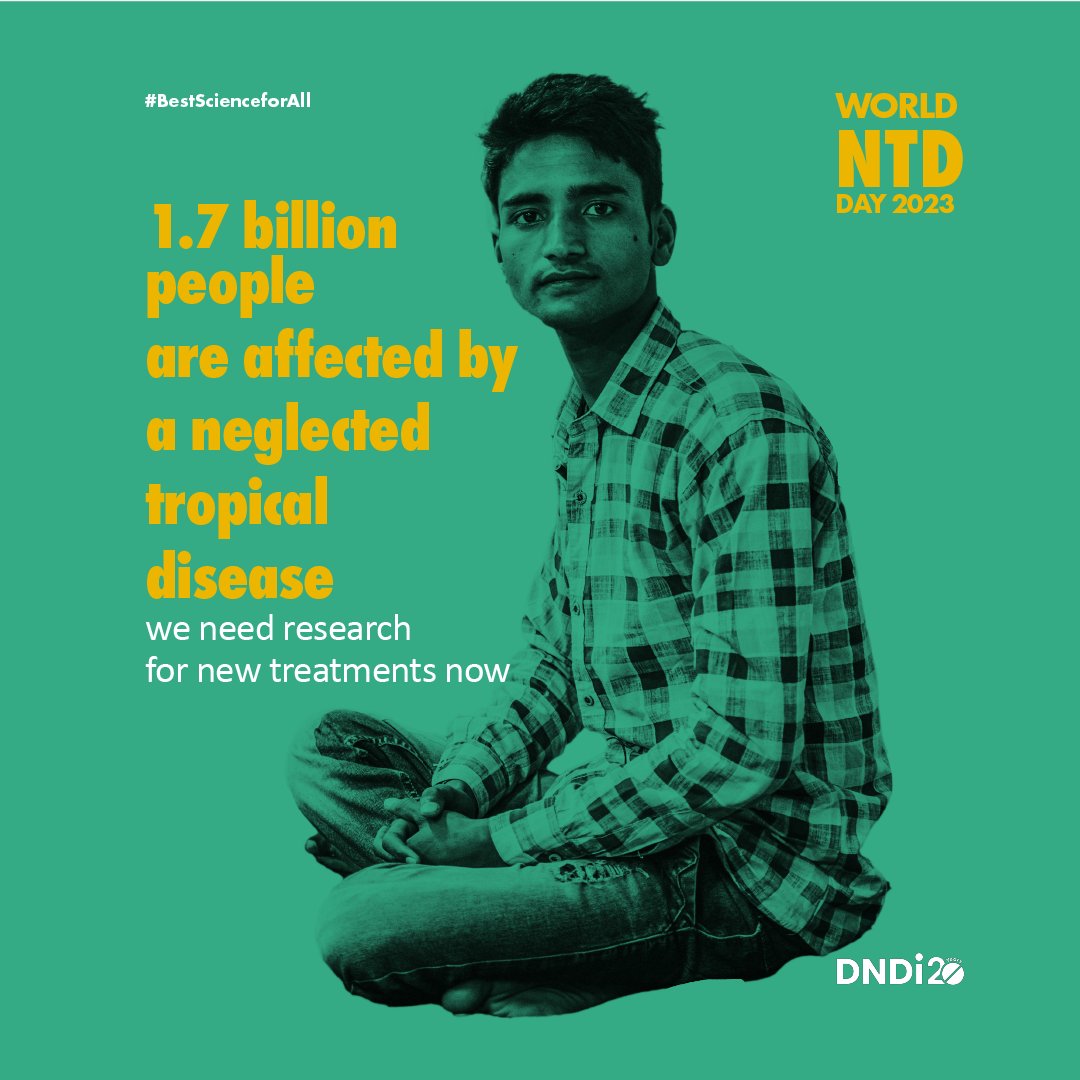 As a doctor and humanitarian worker for more than two decades, I've seen the devastating impact of neglected tropical diseases on the poorest. The vulnerable need safer, simpler, effective life-saving treatments for #NTDs.  Support @DNDi on #WorldNTDDay for #BestScienceforAll.