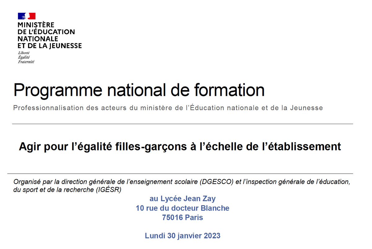 MyrtilleGardet's tweet photo. #PNF Agir pour l'#égalitéFG à l'échelle de l'établissement 👩‍🎓🧑‍🎓
▶️au sein des apprentissages
▶️dans le cadre de l'orientation
▶️dans le cadre de la vie scolaire 

@DavlGrenoble @VeirasLaetitia @CentreHubertine  😍 https://t.co/Qu1LNfUbkM