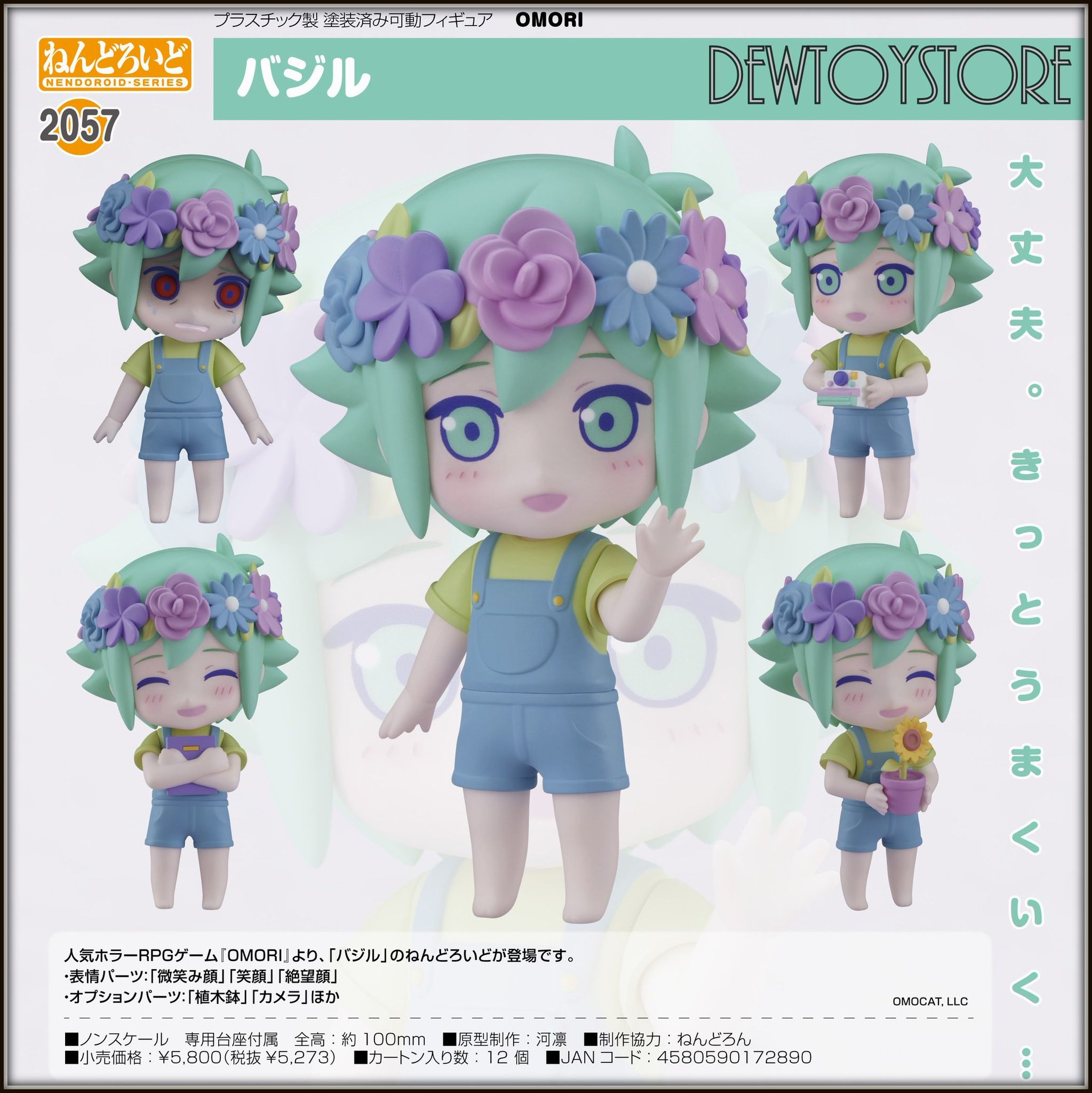 Omori Ya puedes reservar la figura Nendoroid de Basil Nintenderos
