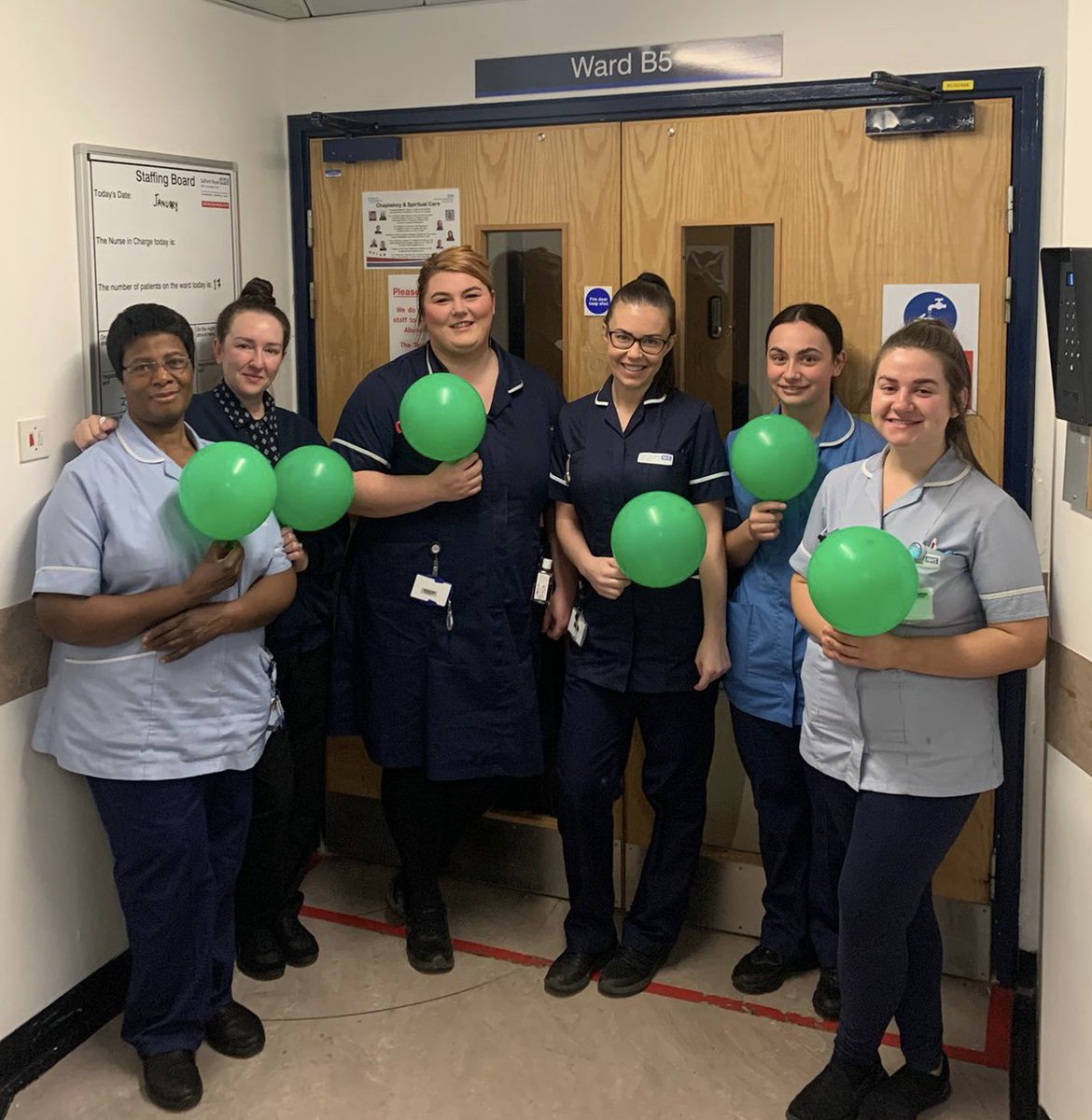 NSSU_SCO's tweet photo. Back from annual leave, so now it’s time to celebrate with the team!! We’re still over the moon with our result for the NAAS 💚💚 @MCCN_UK @SalfordCO_NHS @NCAlliance_NHS @srftspines https://t.co/oigFfDKyad
