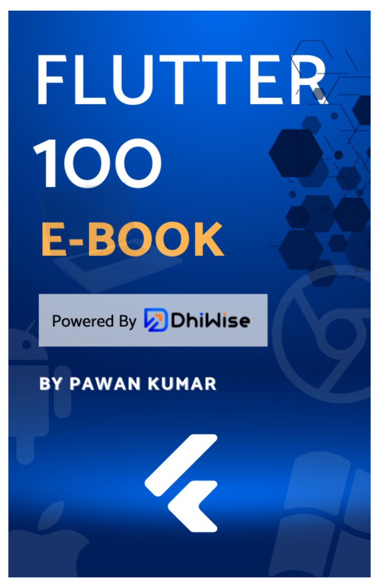 Monday's can be amazing 😍
Just received the Flutter 100 e-book by @imthepk. Let's see what amazing stuff it has. 💙

Grab your copy here: bit.ly/3wsjNxT 

#Flutter #Flutter100 @dhiwise @Flutter_AD