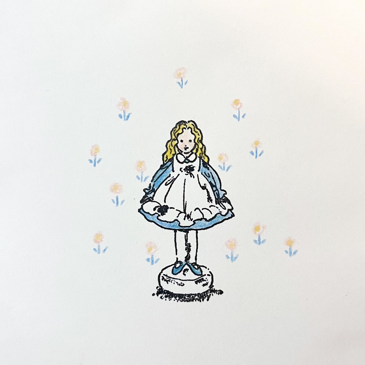 「『王さまのお菓子』スタンプセットで色々遊んでみる線画を可愛いくスタンプに落とし込」|くらはしれいのイラスト