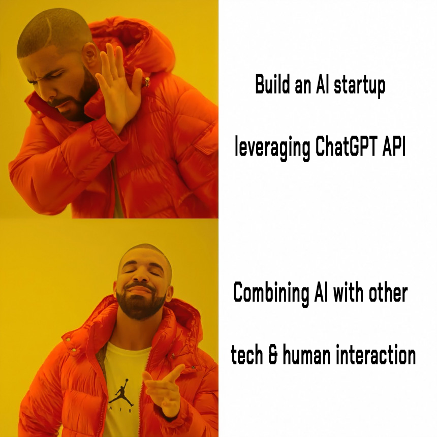 The Trend of AI Startups: Is Relying on ChatGPT API a Good Idea?

'Oh great, another startup relying solely on chatGPT. What could go wrong?'

Thread 🧵  1/ 4

#AIstartups #GPT3 #chatbots #technology #startupfailures #hype