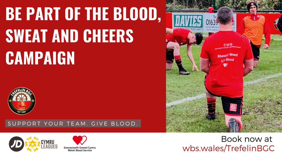trefelinbgc's tweet photo. Calling all Trefelin BGC fans…📢
Could you donate blood and help @WelshBlood       save lives? 
Learn more  👉 https://t.co/ldI3rKxCQv https://t.co/7hTl4HhjfL