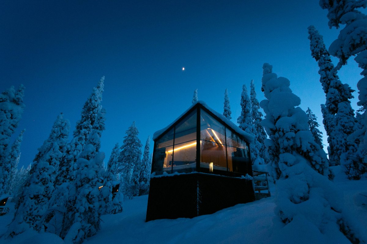 Discovering Finland on Twitter "Located near the rukaskiresort in