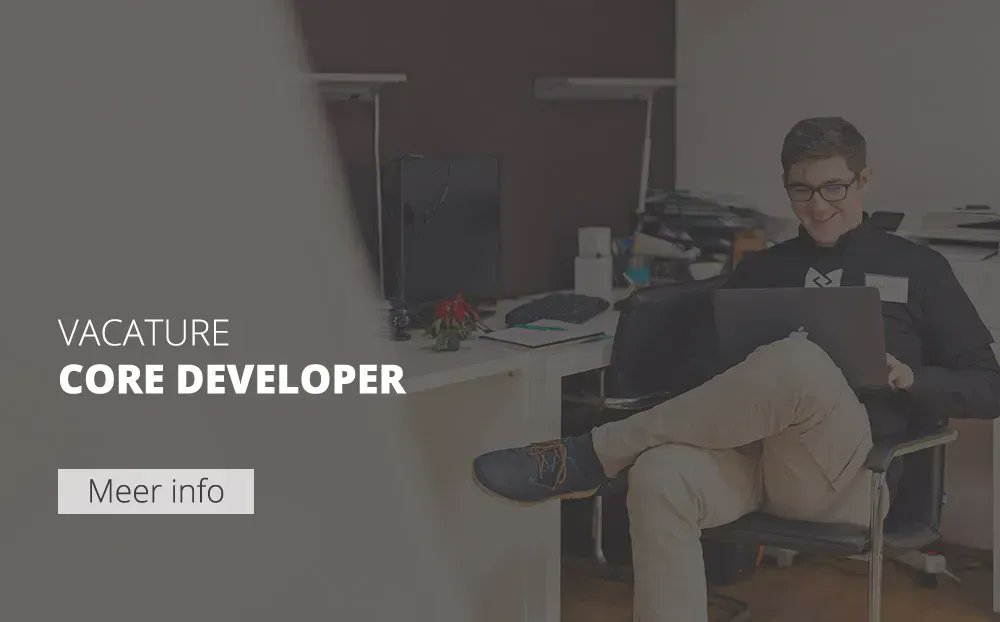 Wordt jij de nieuwe core developer?
Als ervaren core developer werk jij vanuit ons kantoor in #Breda of bij onze klanten aan krachtige #oplossingen.
Heb je ervaring met #TypeScript en vind je het uitdagend om bedrijfsprocessen te verbeteren met slimme IT?

buff.ly/3kBHLUA