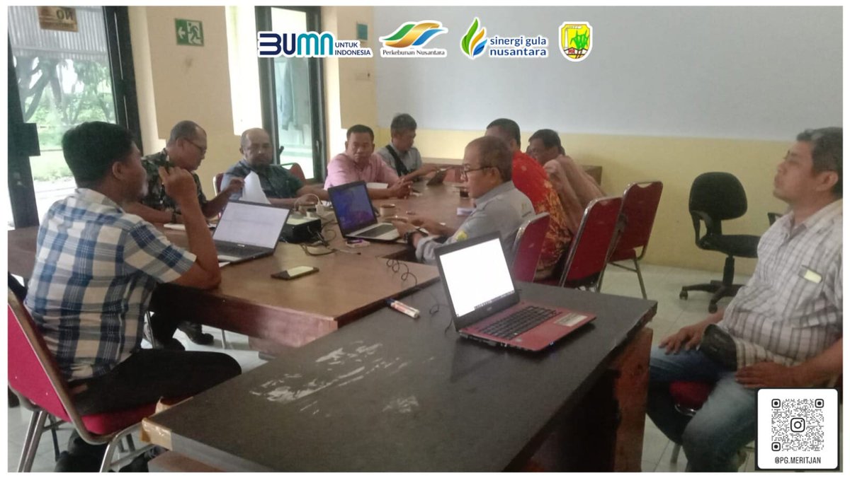 PgMeritjan's tweet photo. Rapat Koordinasi rutin Bagian Tanaman PG.Meritjan , Sabtu 28 Januari 2023
> Agenda : Persiapan menghadapi MG. 2023.

.. 
PG MERITJAN 
"SMALL is BEAUTIFUL"

Follow akun kami @pg.meritjan
Jangan lupa Like, Komen dan Share.
.. 

#sinergigulanusantara
#pgmeritjankediri https://t.co/hvEjMFIdF3