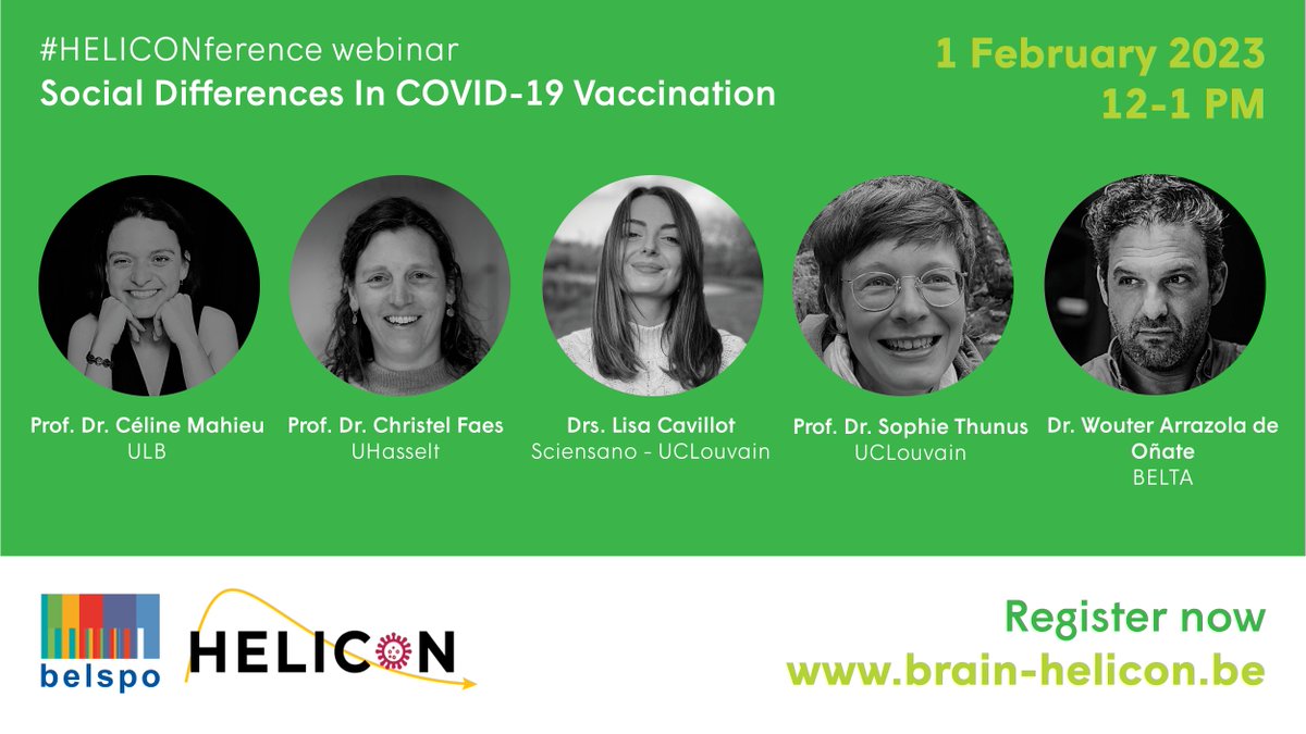sciensano's tweet photo. 📢 Je hebt nog enkele dagen de tijd om je in te schrijven voor de 7e #HELICONference op 01 februari 2023! ⏰👇 
https://t.co/b2Hv8mWGUb https://t.co/NVqDMavNgB