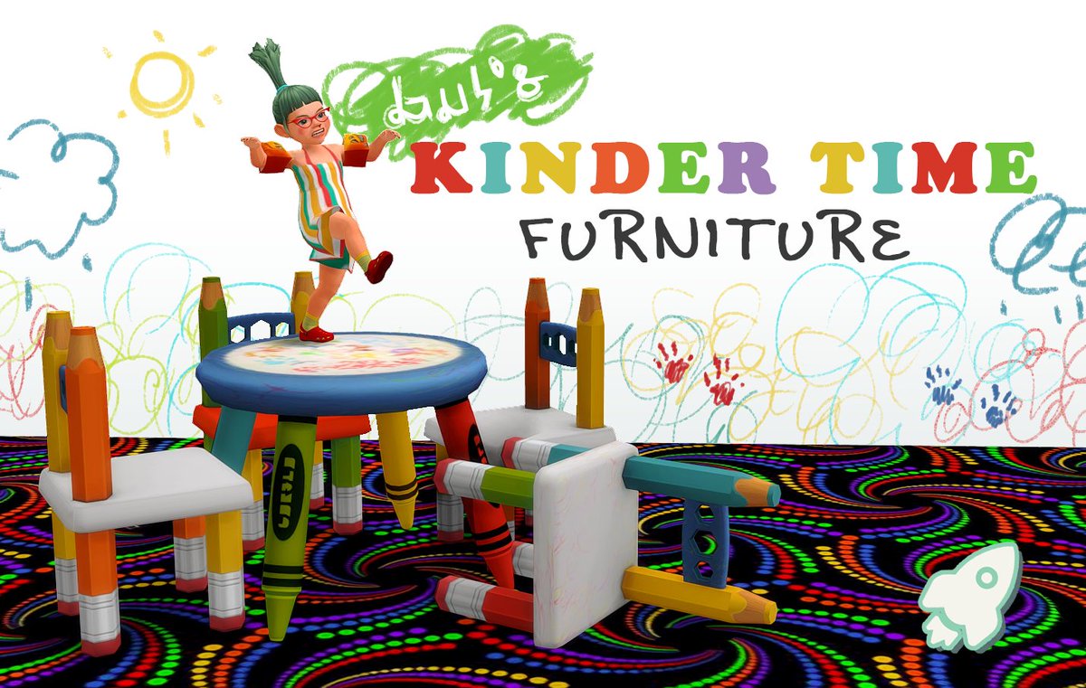surelysims on Twitter "🖍 Gut's Kinder Time Furniture! 🖍 A little set