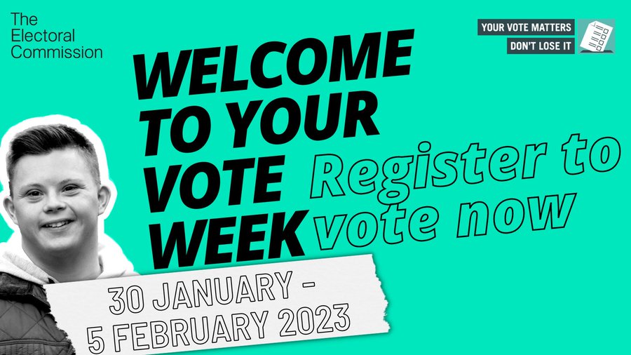 Today #WelcomeToYourVote Week begins. 

We want young people to feel confident to vote, and to understand that their vote matters. 

Politics and democracy impacts everything. Join the conversation. 

Register to vote now 🗳️ orlo.uk/ocCIv