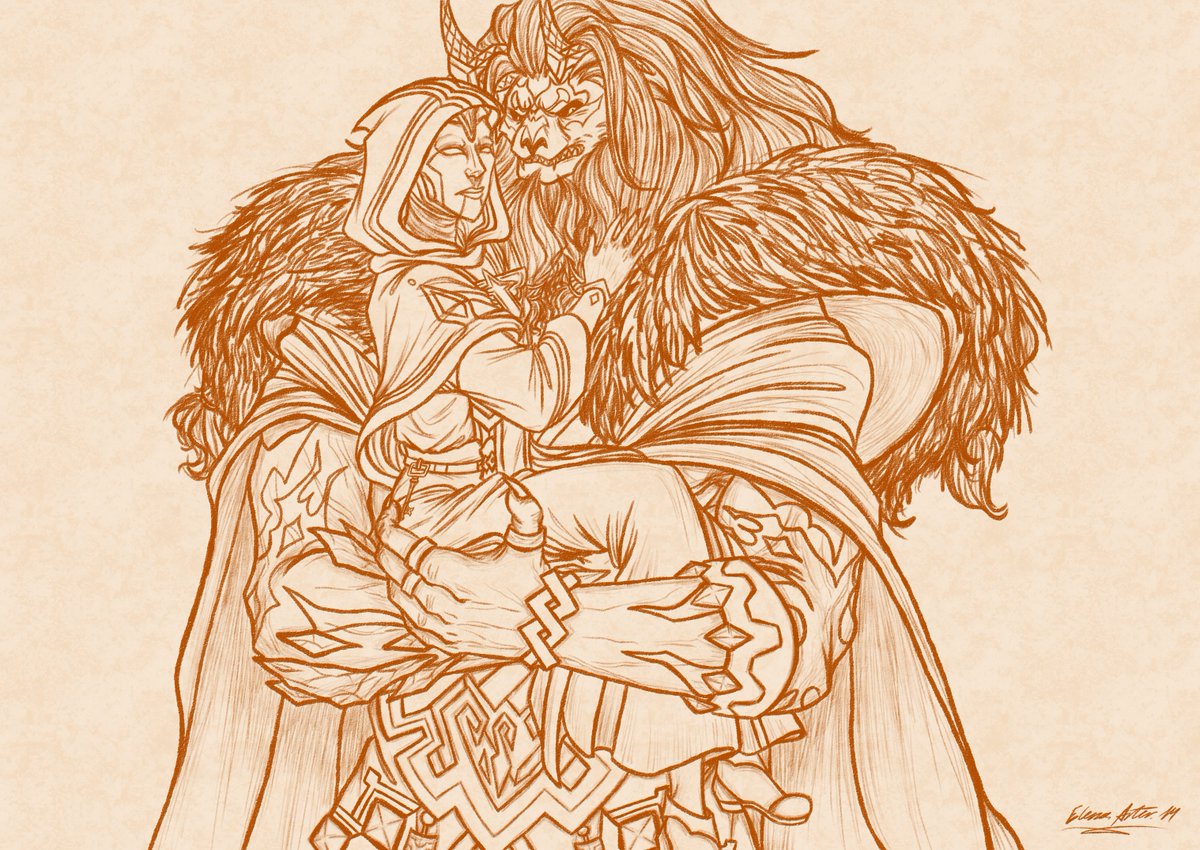 ElenaArter14's tweet photo. #art #fanart #AFKArena #afka #afkeluard #afkbrutus #afkawakenedbrutus #afkarenafanart #artistontwitter 
Круговорот держания Элюарда в природе

P. S. : Набросок без цвета тоже оставлю, он мне нравится, он гармоничный https://t.co/ZXMrz5JnEL