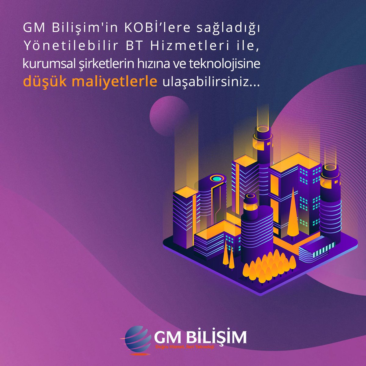 gmbilisim's tweet photo. GM Bilişim'in KOBİlere sağladığı Yönetilebilir BT Hizmetleri ile, kurumsal şirketlerin hızına ve teknolojisine düşün maliyetlerle ulaşabilirsiniz... #Kobi #Bilgisayar #Bilişim #Servis #Destek #YönetilebilirBTHizmetleri https://t.co/uiax2XuEHw