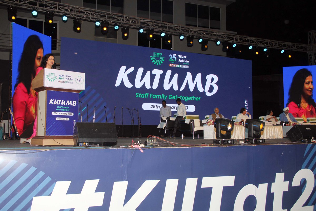 sasmita1samanta's tweet photo. Glimpses from the Staff Family Get-Together 2023-KUTUMB:

It is my distinct honor and privilege to welcome you all to this 25th Anniversary event to celebrate an important milestone in KIIT's history.

At KIIT &amp; KISS, every year, we celebrate a day where we honor ourselves (1/7) https://t.co/o5nYCOJEk3