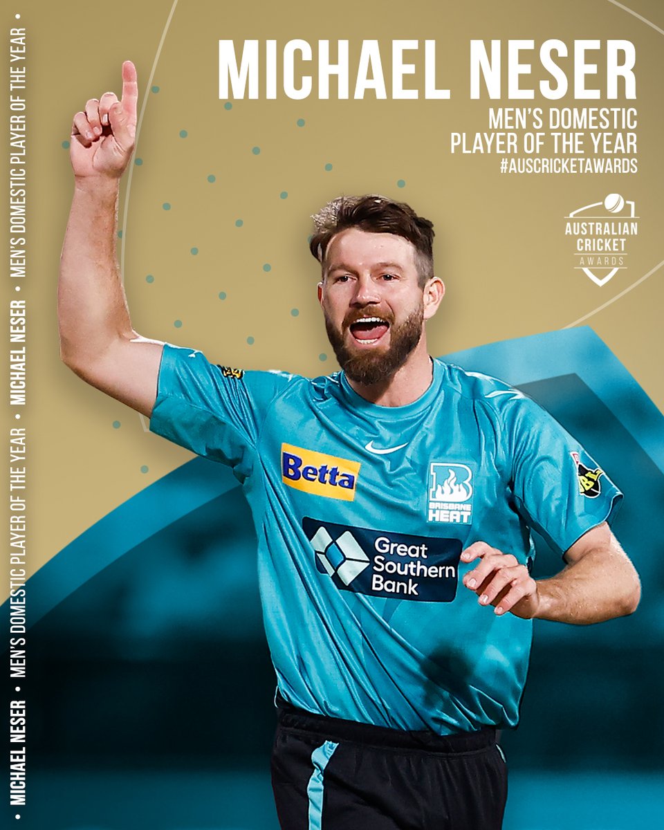 CricketAus's tweet photo. The competition across Australia's domestic cricket comps is always fierce, and these two dominated! 

#AusCricketAwards https://t.co/M9m21rFapx