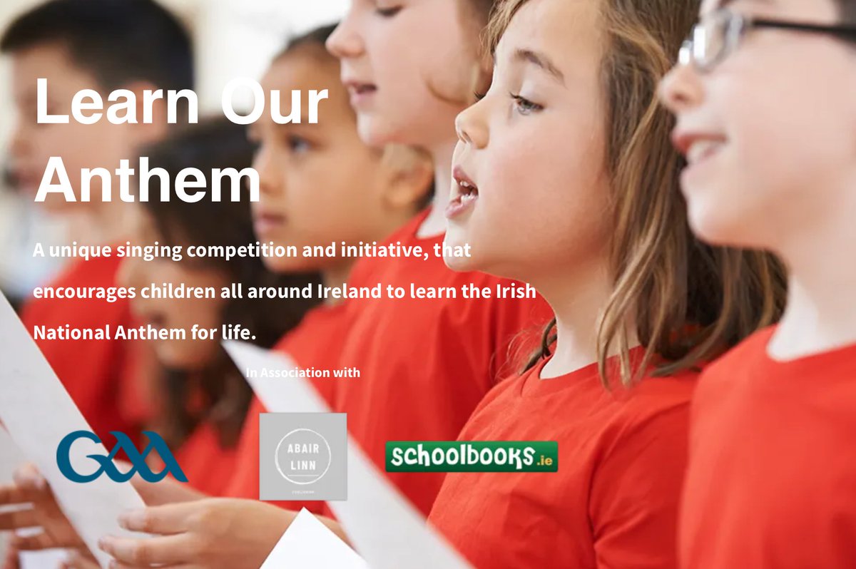 Keep The Irish National Anthem Alive (@abairlinn) on Twitter photo Author of 'Our National Anthem' Rachel J. Cooper chatted on <a href="/NTBreakfast/">Newstalk Breakfast</a> this morning about the learnouranthem.ie initiative starting with a Primary School Competition supported by <a href="/officialgaa/">The GAA</a> <a href="/schoolbooks_ie/">Schoolbooks.ie</a> to learn 'Amhrรกn na bhFiann' for life! #learnouranthemdotie Author of 'Our National Anthem' Rachel J. Cooper chatted on <a href="/NTBreakfast/">Newstalk Breakfast</a> this morning about the learnouranthem.ie initiative starting with a Primary School Competition supported by <a href="/officialgaa/">The GAA</a> <a href="/schoolbooks_ie/">Schoolbooks.ie</a> to learn 'Amhrรกn na bhFiann' for life! #learnouranthemdotie